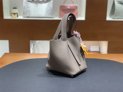 hermes picotin grey|hermes picotin 18cm.